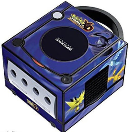 Consola Gamecube negra [DOL-001] con calcomanía para consola Gale of Darkness (Gamecube)