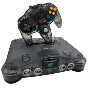 Nintendo 64 Funtastic Smoke Black System (Nintendo 64) – J2Games