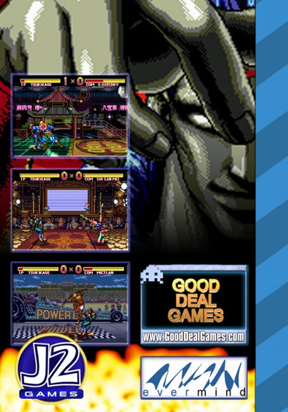 Sega Genesis Model 2 + Sega CD Model 2 Game Console Bundle with Burning Fists: Force Striker Game (Sega CD)