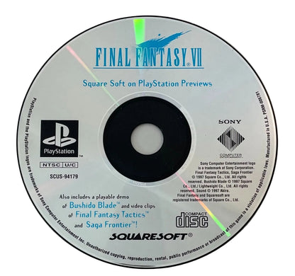 Final Fantasy VII Square Soft on PlayStation Previews (PlayStation)