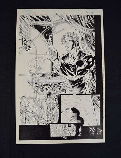 Witchblade Darkchylde 1 Image Randy Queen Splash Page Original Art Sketch