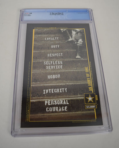 Y The Last Man 1 Vertigo 2002 NM/MT CGC 9.8 1st Yorick Brian K Vaughan JG Jones