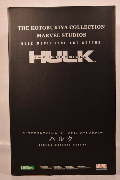 Kotobukiya The Incredible Hulk Marvel Movie Fine Art Statue Ltd 1121/3000 NIB
