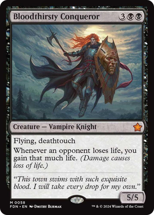 MTG: Bloodthirsty Conquerer - Foundations (TCG)