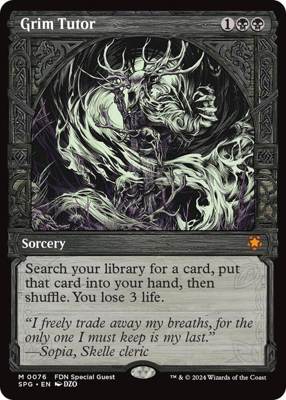 MTG: Grim Tutor (Showcase) - Special Guests (TCG)