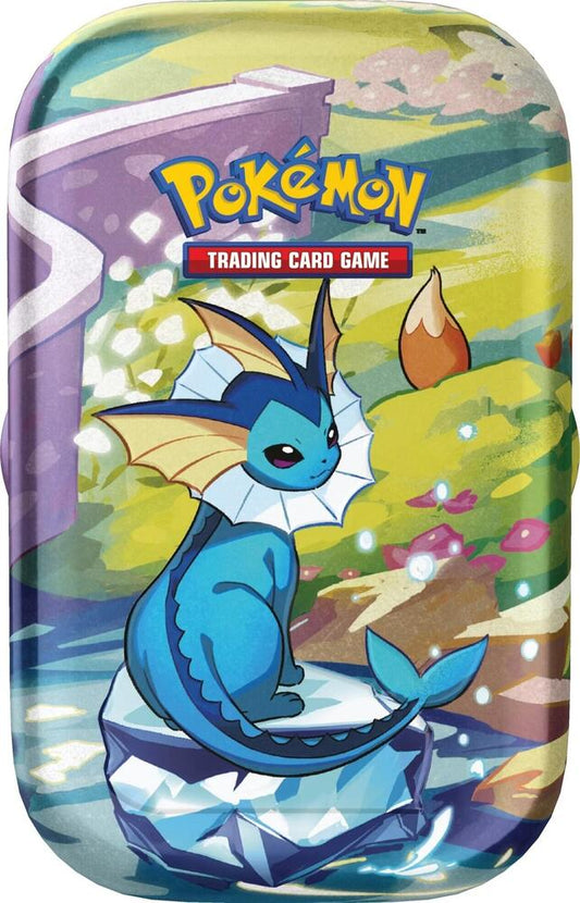 Pokemon TCG: Scarlet & Violet Prismatic Evolutions Mini Tin - Vaporeon (TCG)