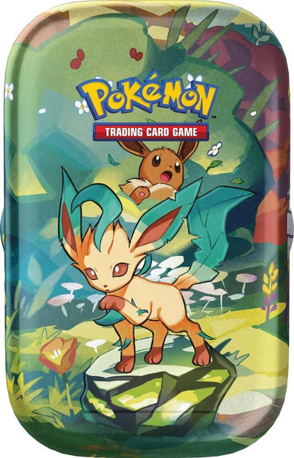 Pokemon TCG: Scarlet & Violet Prismatic Evolutions Mini Tin - Leafeon (TCG)