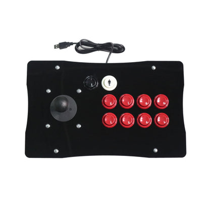 RAC-J500H Happ Competition Arcade Fight Stick Joystick Concave Push Button Metal Case PC USB