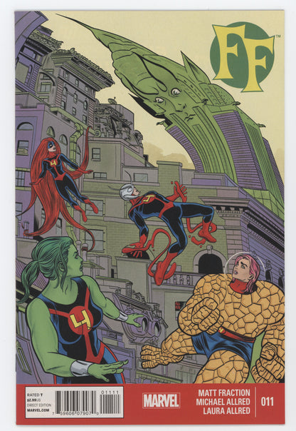 FF #11 2nd Series Marvel 2013 Mike Allred Matt Fraction Fantastic Four