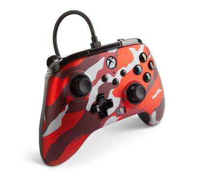 PowerA Enhanced Wired Controller Metallic Red Camo (Xbox Series X/S)