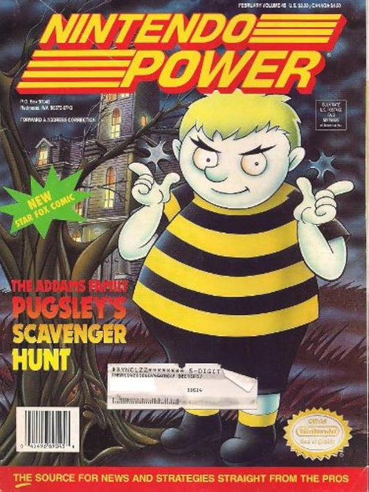 Nintendo Power Volume 45 [Subscriber Copy] (Books)