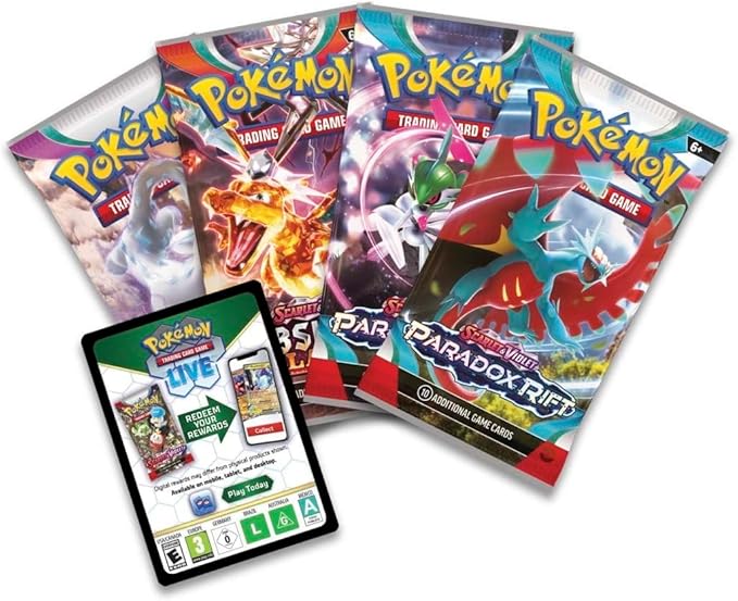 Pokemon TCG: Roaring Moon/Iron Valiant Ex Box (Toys)