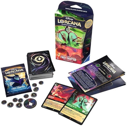 Disney Lorcana: The First Chapter Starter Deck (Toys) J2Games Disney Lorcana: The First Chapter Starter Deck (Toys) J2Games