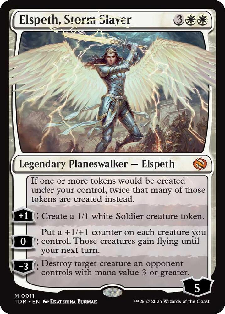 MTG: Elspeth, Storm Slayer - Tarkir Dragonstorm (TCG)