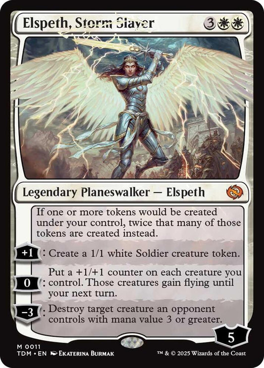 MTG: Elspeth, Storm Slayer - Tarkir Dragonstorm (TCG)