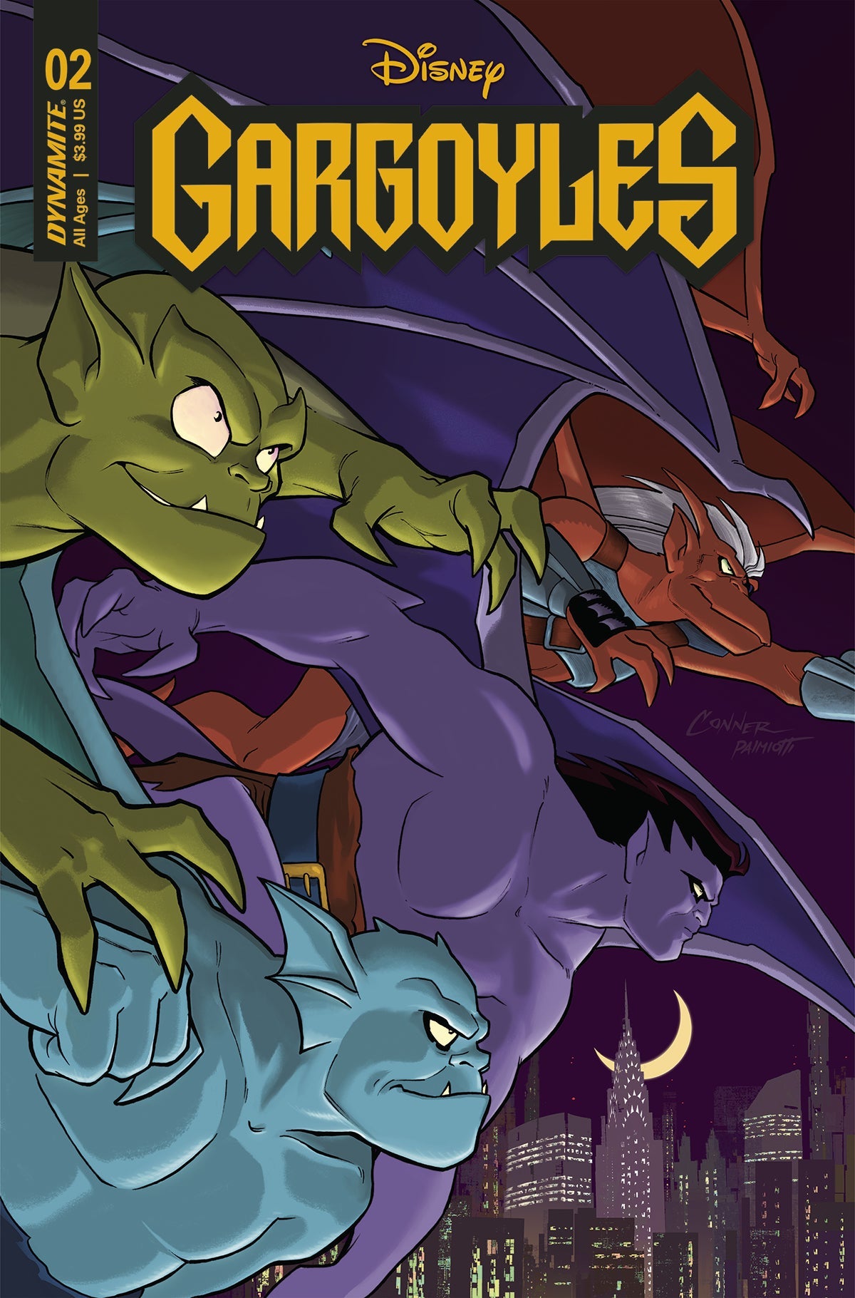 Gargoyles #2 B Amanda Conner Variant (01/18/2023) Dynamite