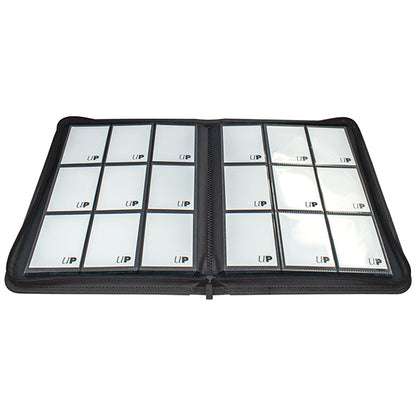 Ultra Pro: 9-Pocket Zippered Pro Binder - Black (TCG)