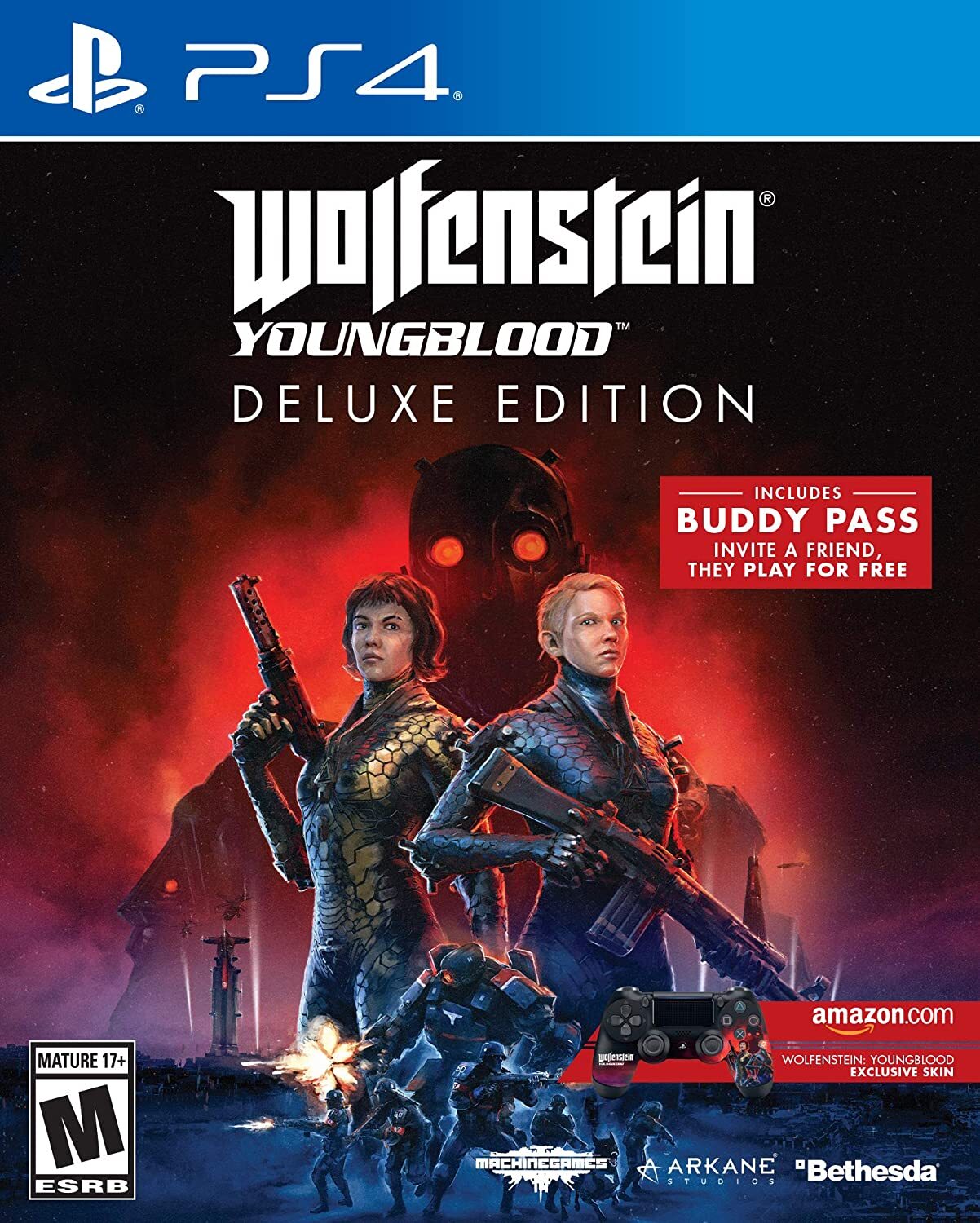 Wolfenstein Youngblood Deluxe Edition (Amazon Variant) (PlayStation 4)