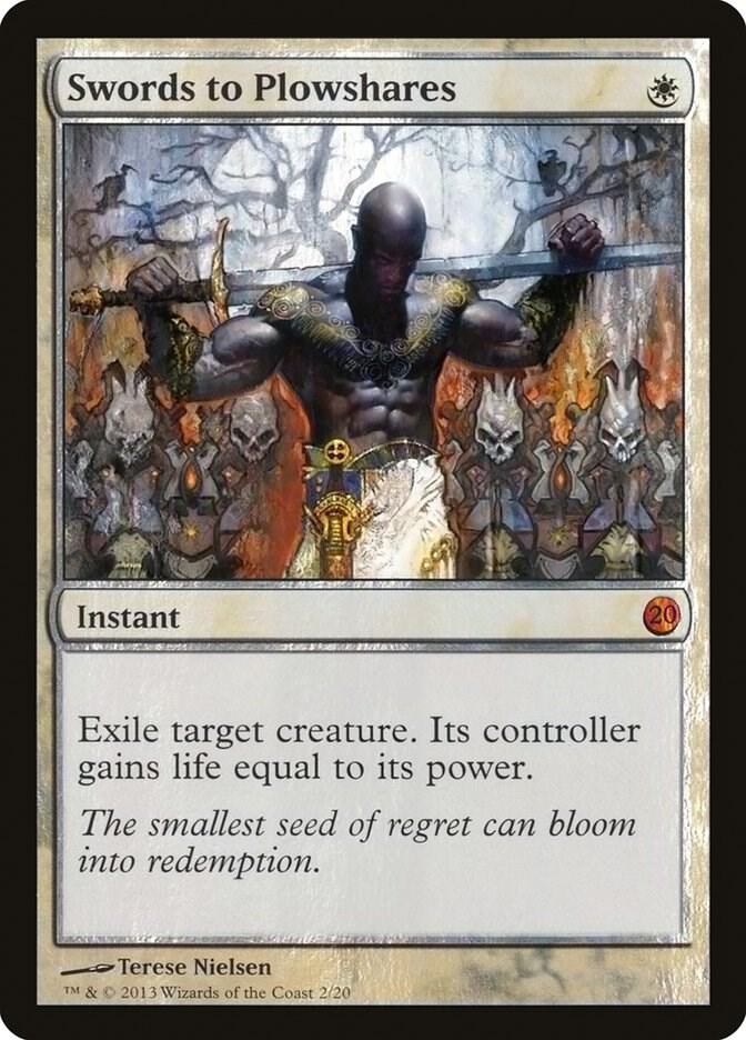 MTG: Swords to Plowshares - From the Vault: Twenty Foil [ARTIST