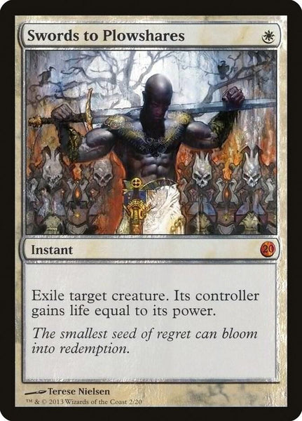 MTG: Swords to Plowshares - From the Vault: Twenty Foil [ARTIST