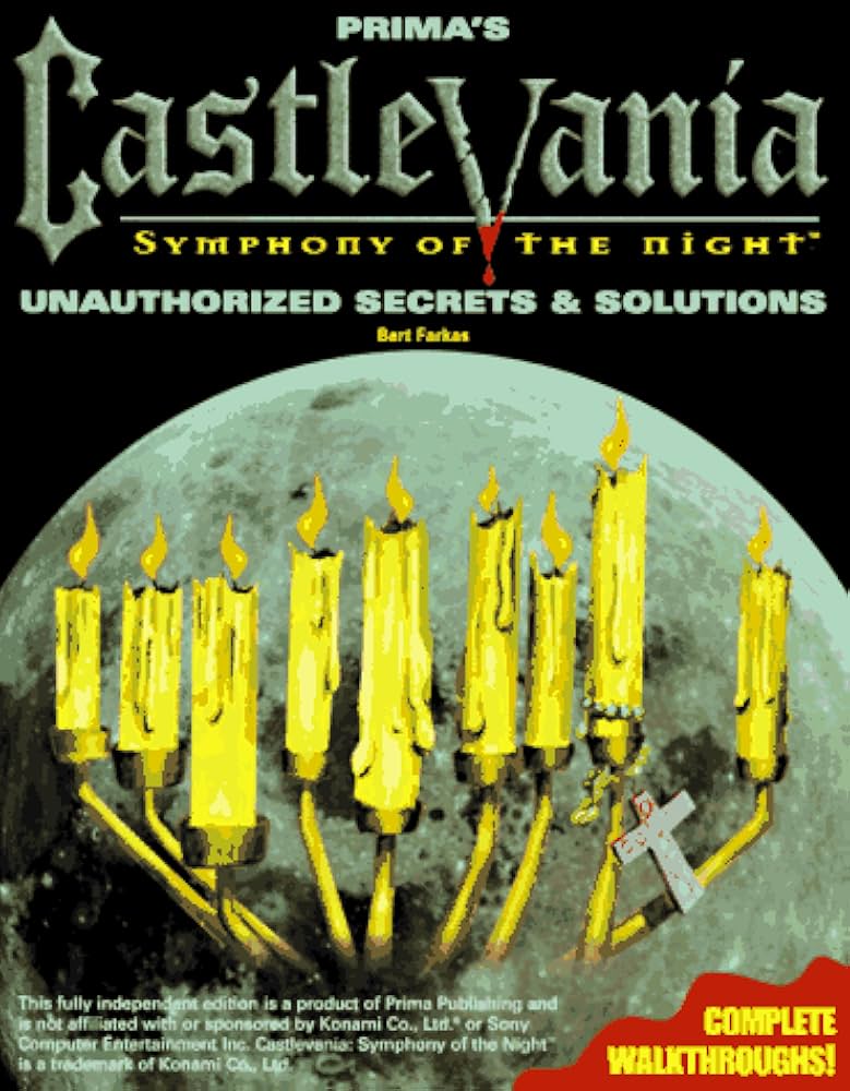 Prima's Castlevania Symphony of the Night Unauthorized Secrets & Solutions (Books)