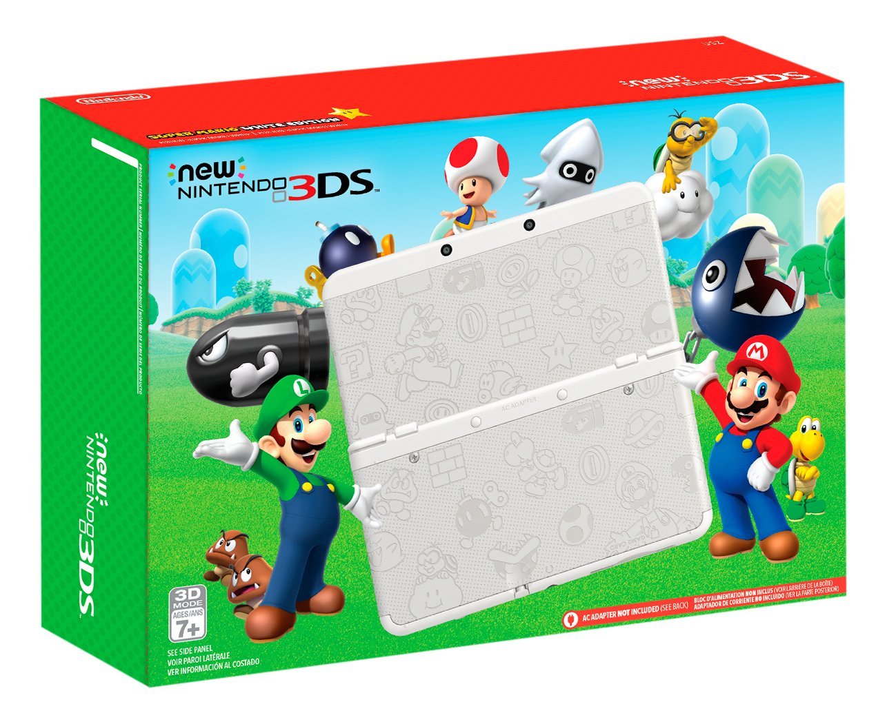 Nuevo 3DS Super Mario Edición Blanca (Nintendo 3DS)