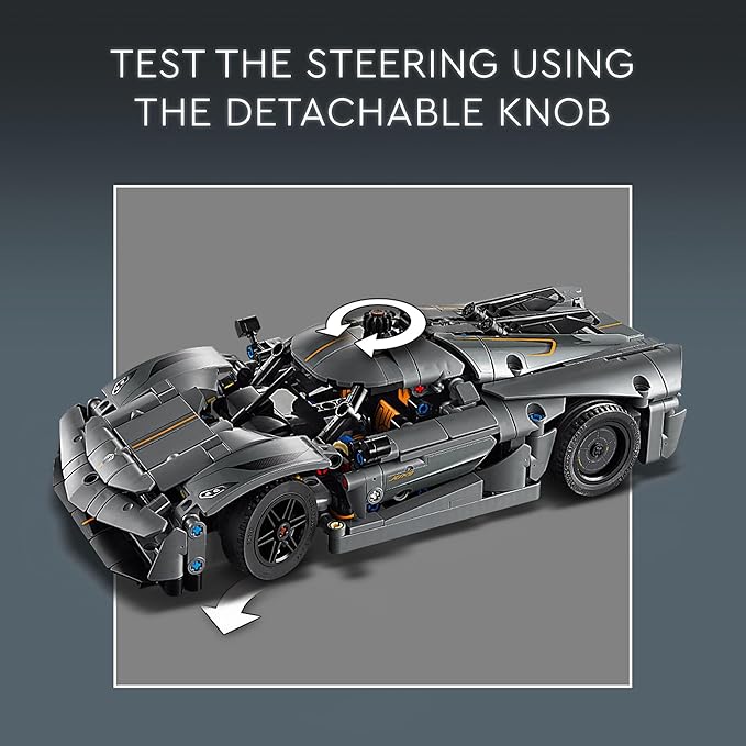 LEGO 42173 Koenigsegg Jesko Absolut Grey Hypercar (LEGO)
