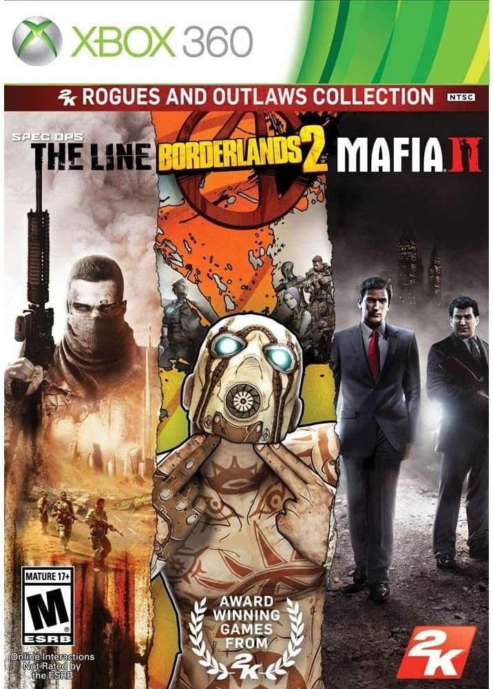 Rogues and Outlaw Collection (Spec Ops The Line/Borderlands 2/Mafia II) (Xbox 360)
