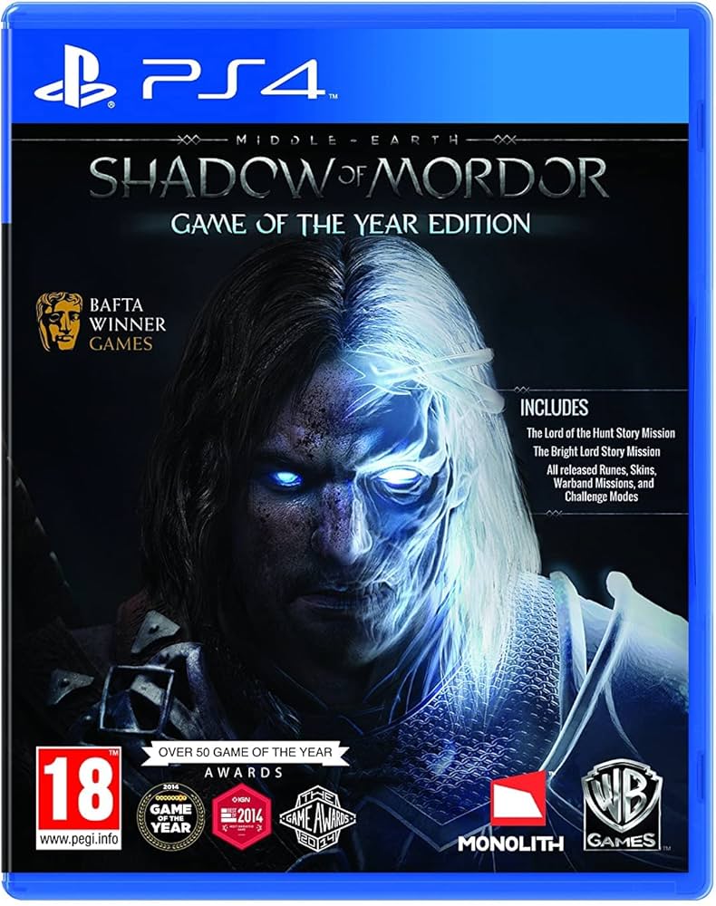Tierra Media: Sombra de Mordor Edición Juego del Año (Playstation 4)