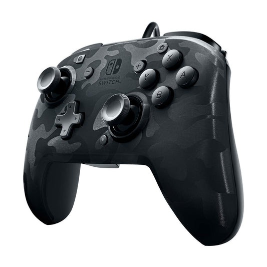 PDP Faceoff Wired Pro Controller Black Camo (Nintendo Switch)