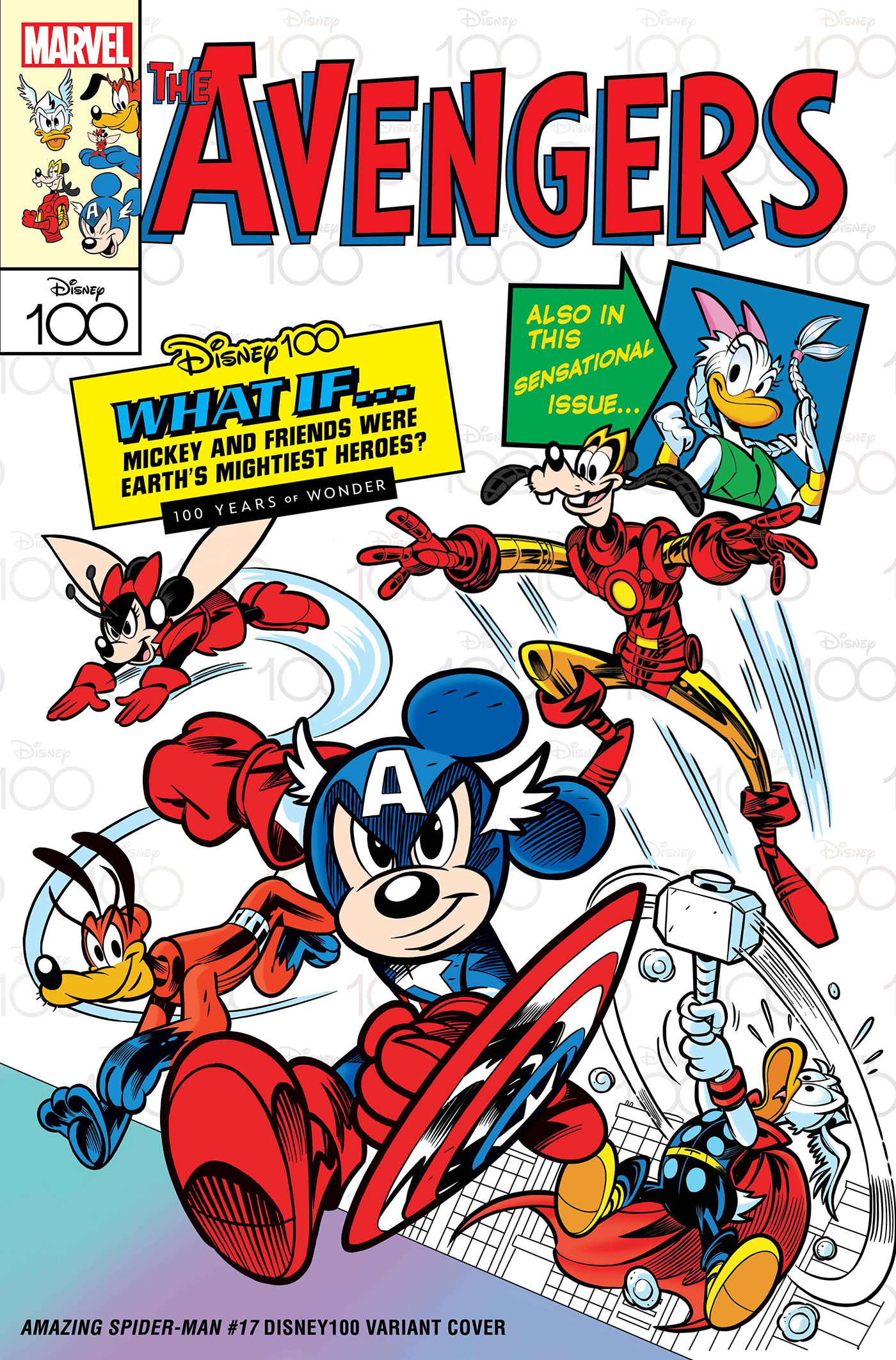 Amazing Spider-Man #17 D Disney 100 Pastrovicchio Avengers 4 Homage Variant [Dwb] (01/11/2023) Marvel
