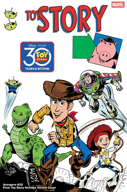 Avengers #32 C Marco Forcelloni Pixar Toy Story Homage Variant (11/05/2025) Marvel