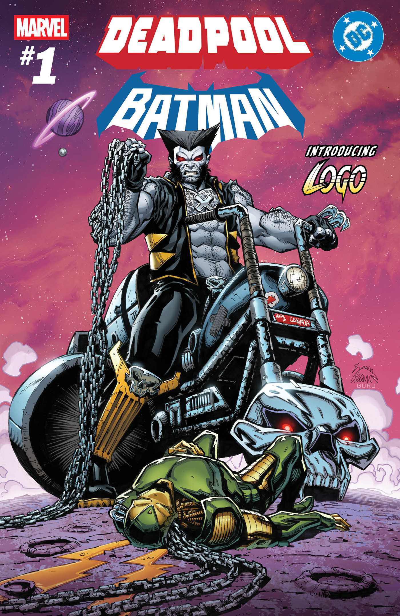 Marvel Dc Deadpool Batman #1 2nd Print A1 Cover Set Of 3 1:25 1:50 (10/29/2025) Marvel