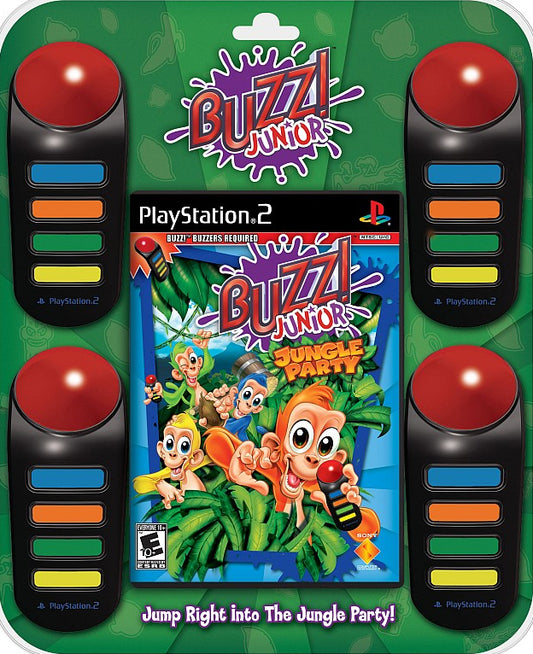Buzz! Junior: Jungle Party Buzzer Bundle (PlayStation 2)