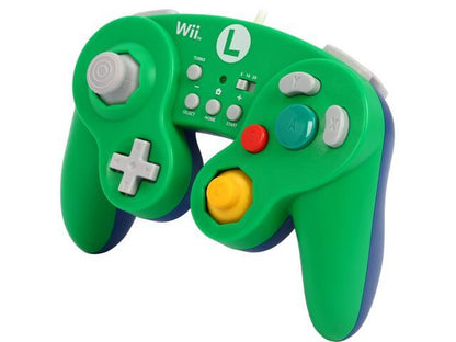 HORI Wired Fight Pad For WiiU - Luigi Edition (Wii/WiiU)