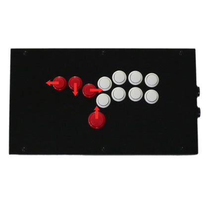 RAC-J800B All Buttons Leverless Arcade Joystick Fight Stick For PS5/PS4/PS3/Xbox/PC