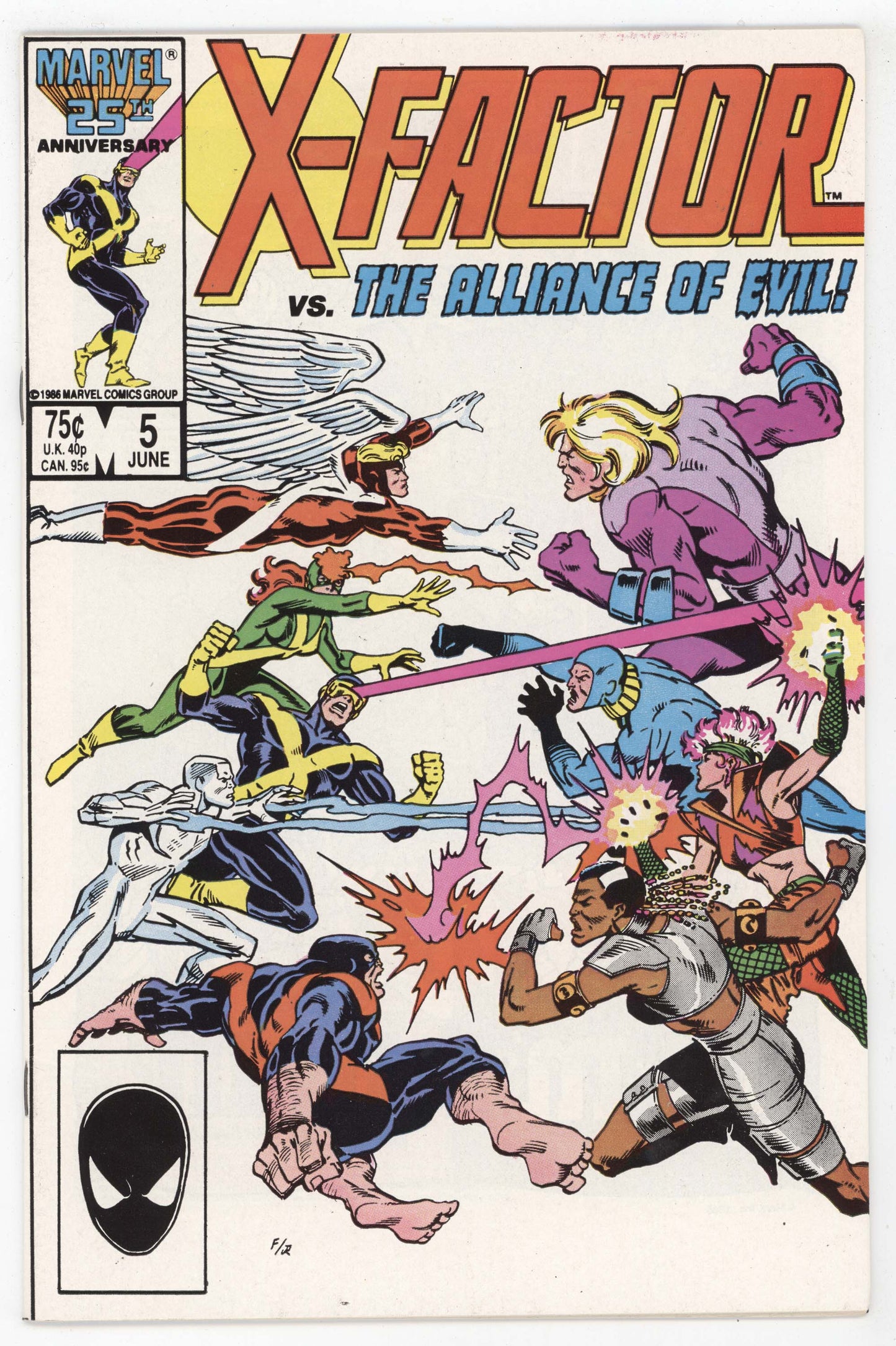 X-Factor 5 Marvel 1986 NM- 9.2 Ron Frenz Bob Layton 1st Apocalypse Cameo X-Men