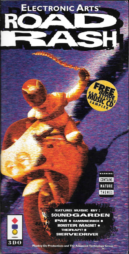 Road Rash with Music Sampler CD (3DO)