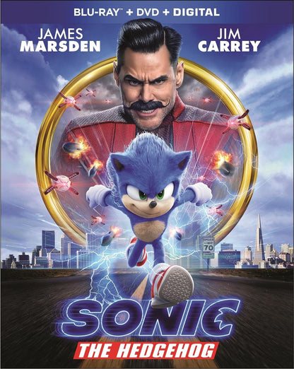 Sonic the Hedgehog with Limited Edition Comic Book (BLU-RAY + DVD) (Pre-Owned)