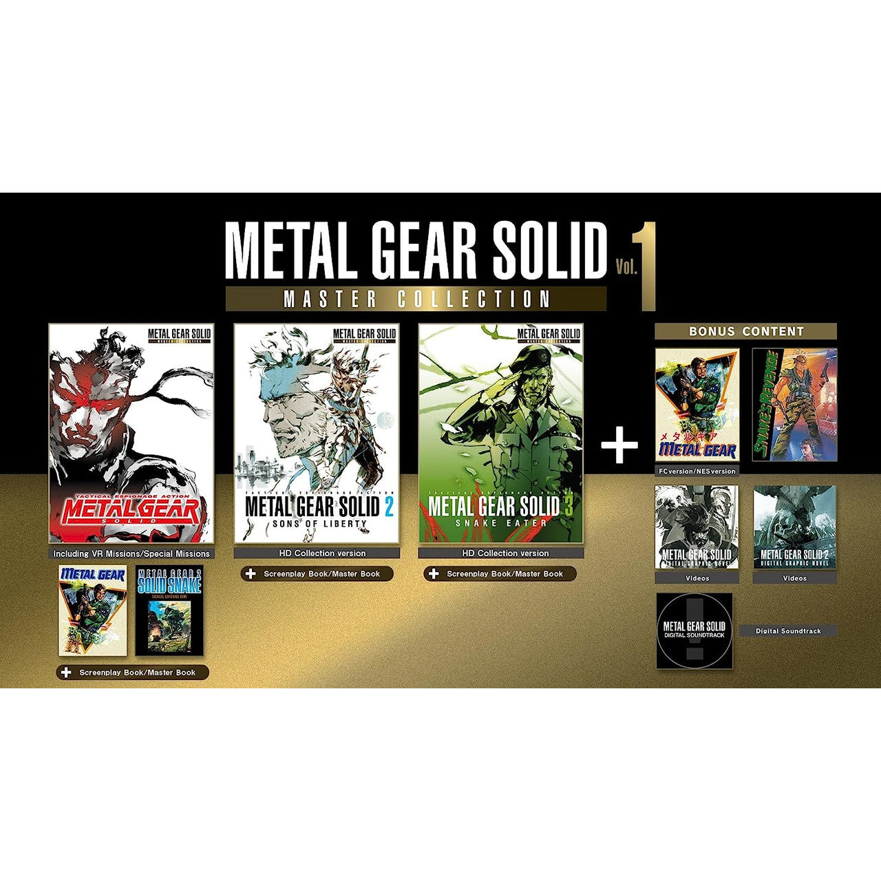 Nintendo Switch Metal Gear Solid Master Collection Vol 1 Clear