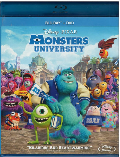 Monsters University with Bonus Disc Widescreen (BLU-RAY + DVD) (Pre-Owned)