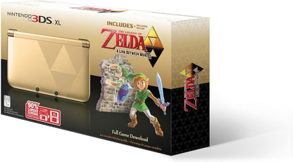 Nintendo 3DS XL Gold/Black - Limited Edition Bundle with The Legend of Zelda: A Link Between Worlds (Nintendo 3DS)