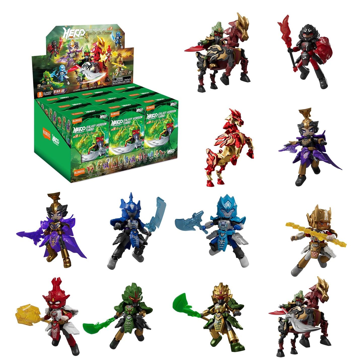 Blokees - Herospire - Galaxy Version Turbo - 03: Rise of the Dragon Model Kit (Toys)