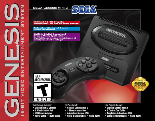 Sega Genesis Mini 2 Console(Sega Genesis)
