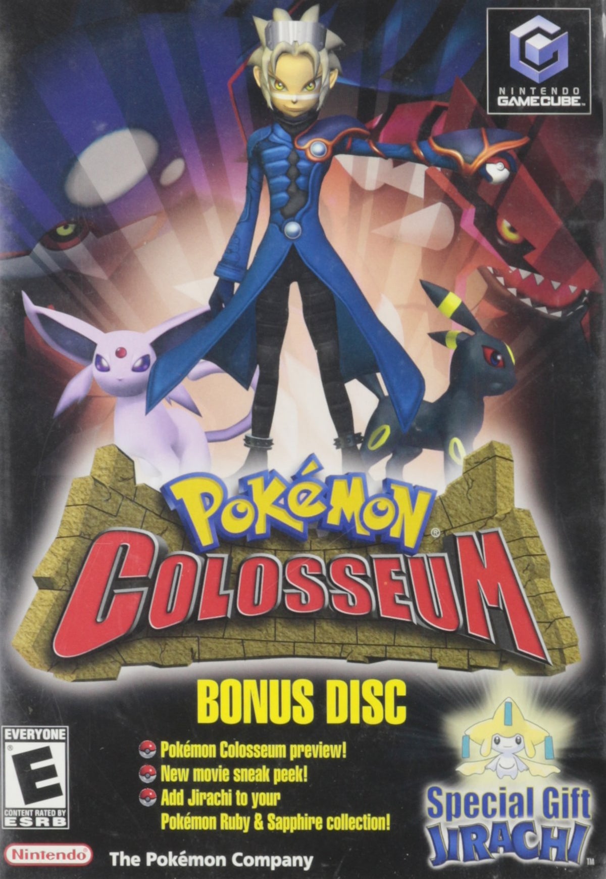 Pokemon Colosseum and Pokemon Colosseum Bonus Disc Bundle (Gamecube)