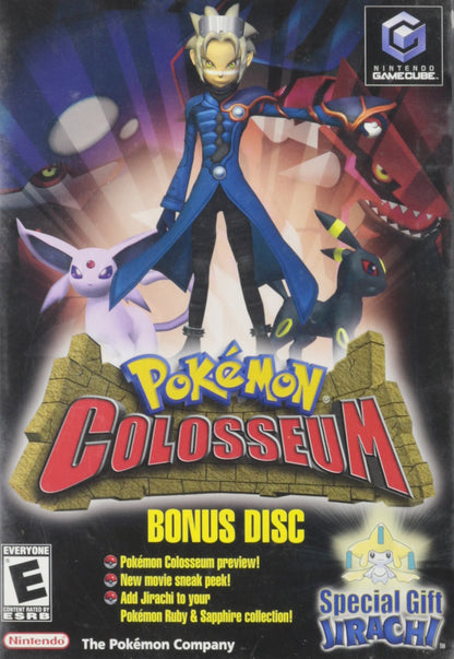 Pokemon Colosseum and Pokemon Colosseum Bonus Disc Bundle (Gamecube)