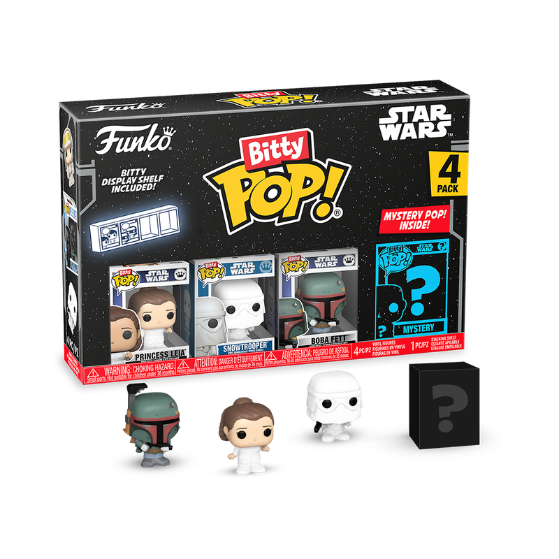 FUNKO Bitty POP!: Star Wars: The Empire Strikes Back S2 - Leia 4-Pack (Toys)