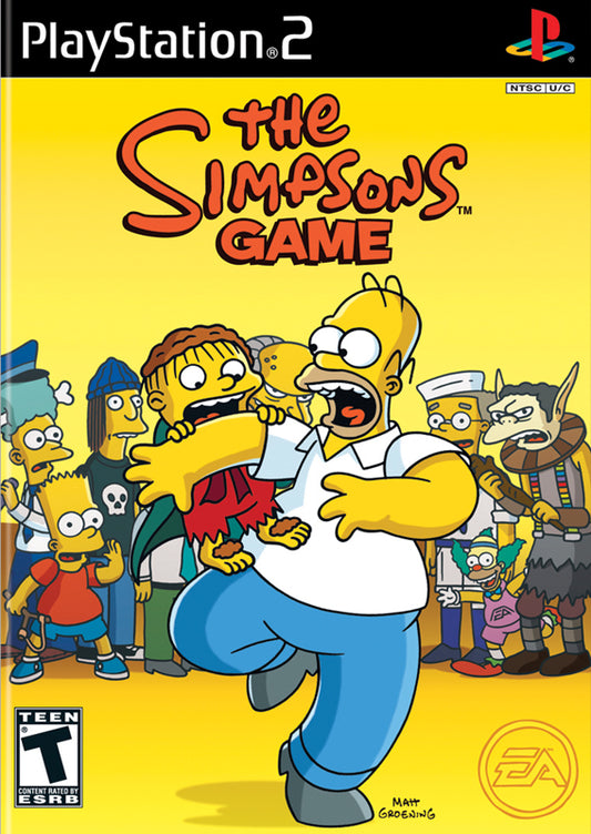 The Simpsons Game [With Poster] (PlayStation 2)