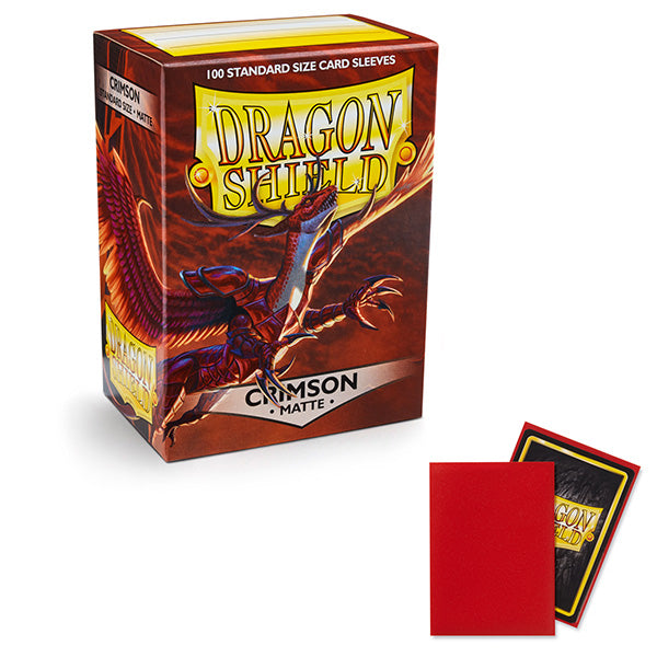 Dragon Shield Sleeves: Standard - Matte Crimson (TCG)
