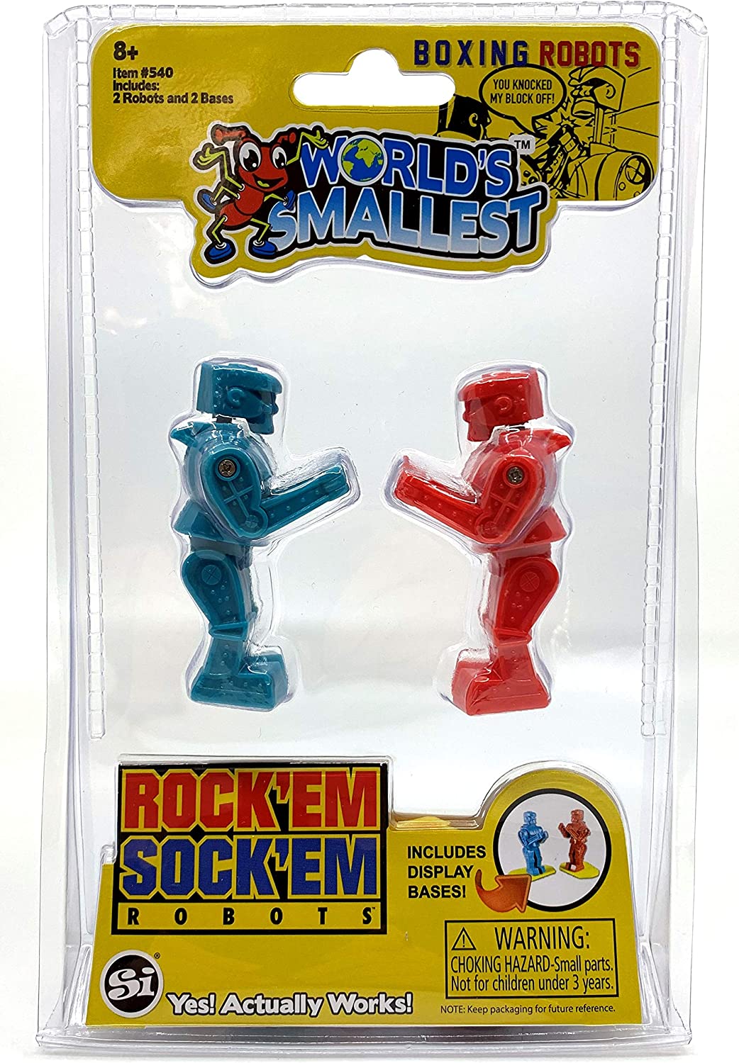 Los juegos más pequeños del mundo: Rock 'Em Sock 'Em Robots (juguetes) 